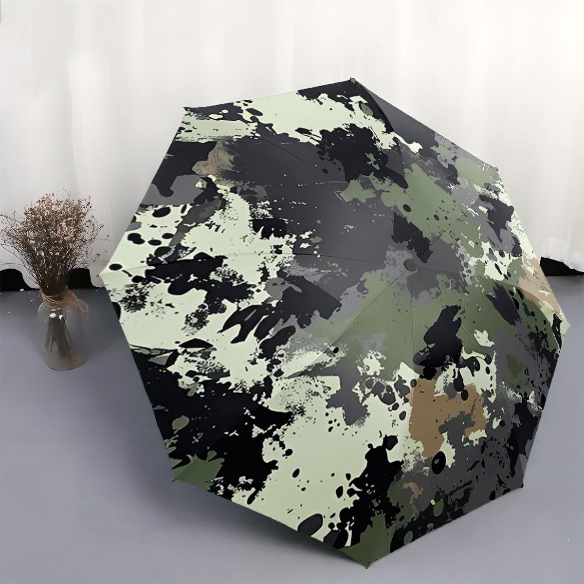 Automatic Folding Umbrella Camouflage splatter pattern. Portable collapsible design, casual outdoor accessory, for all seasons (as the picture,Iron&8K)
Automatic Folding Umbrella Camouflage splatter pattern. Portable collapsible design, casual outdoor accessory, for all seasons (as the picture,Iron&8K)
