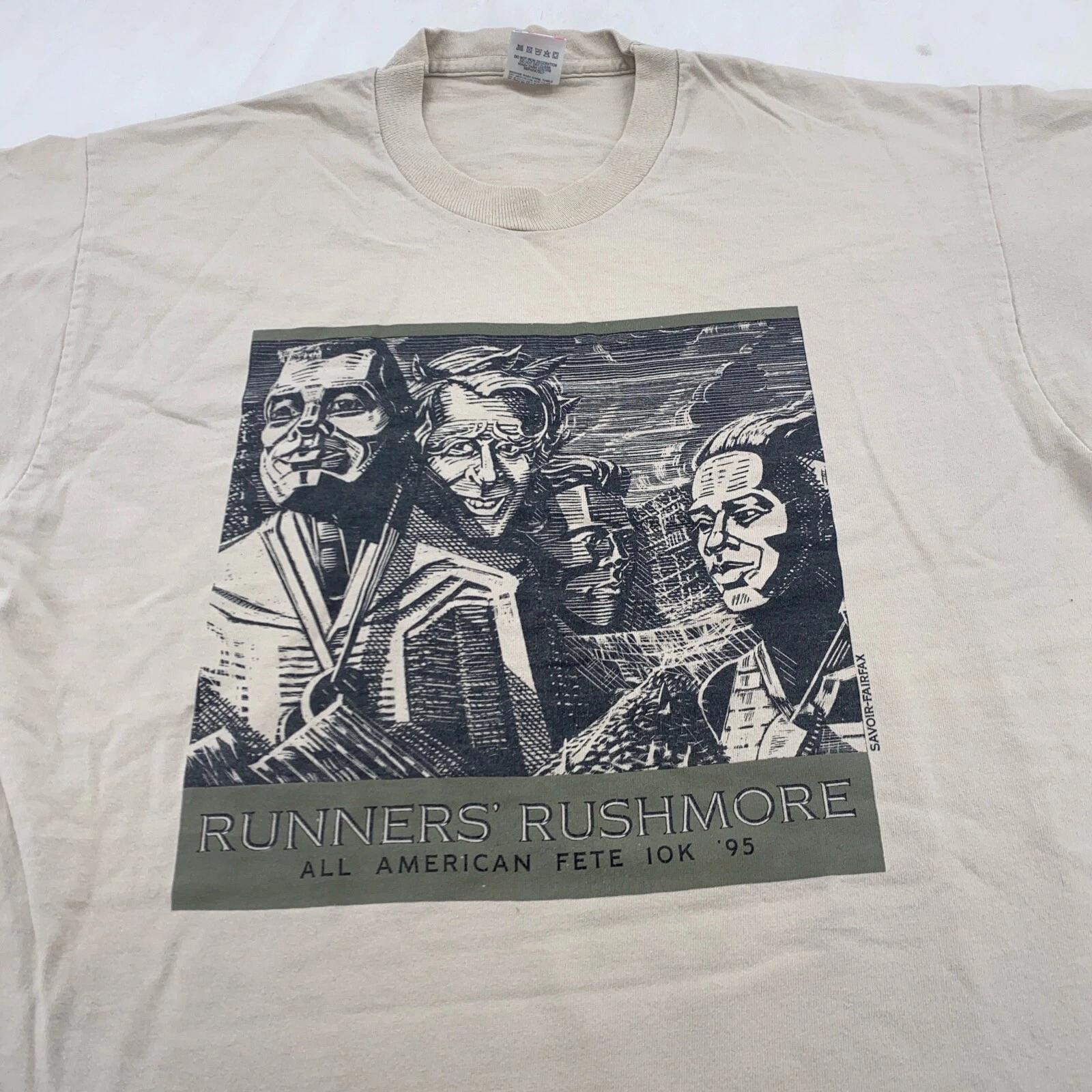 винтаж 90-х RUNNERS RUSHMORE ALL AMERICAN FETE 10K 95 Футболка M/L бег S
винтаж 90-х RUNNERS RUSHMORE ALL AMERICAN FETE 10K 95 Футболка M/L бег S