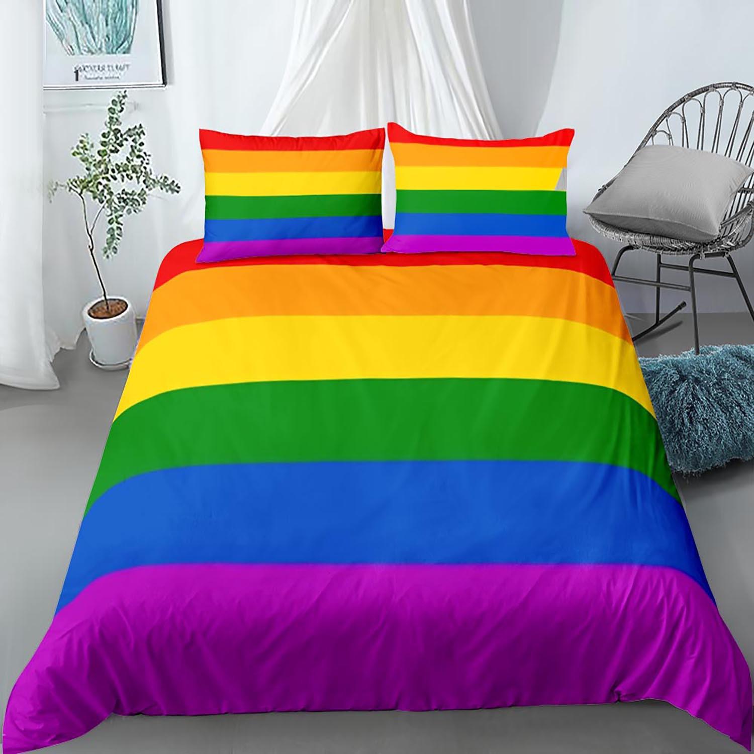 Rainbow Duvet Cover Set Colorful Glitter Rainbow Bedding Set for Kid Boy Girl Multicolor Comforter Cover Polyester Quilt Cover 200x200cm 3pcs
Rainbow Duvet Cover Set Colorful Glitter Rainbow Bedding Set for Kid Boy Girl Multicolor Comforter Cover Polyester Quilt Cover 200x200cm 3pcs