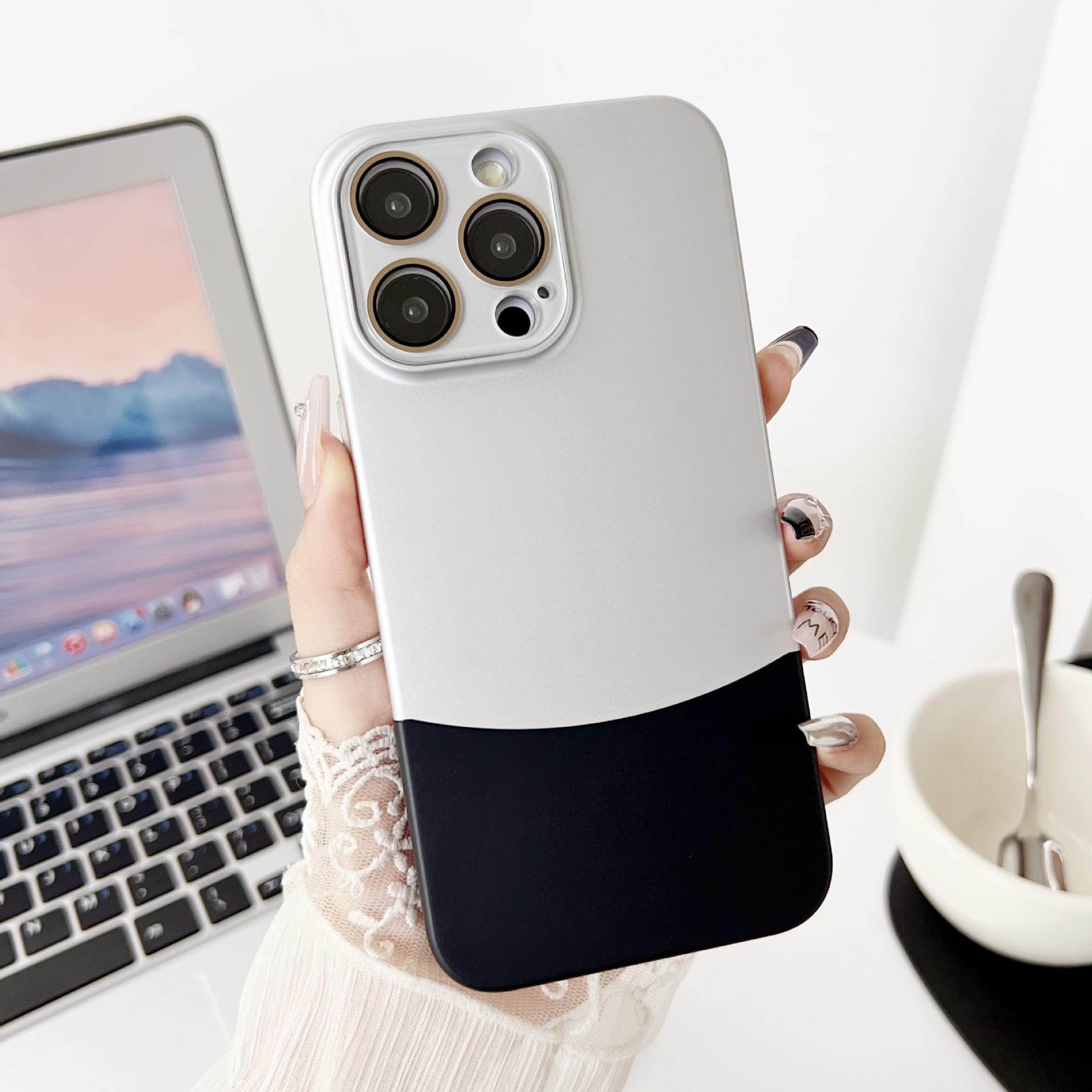 The Two-in-one Color-blocking and Splicing Feature Is Suitable for IPhone 15Promax, Spray-painted Phone Case 15, Crystal Lens Guard 14, Hard Case iPhone11Promax
The Two-in-one Color-blocking and Splicing Feature Is Suitable for IPhone 15Promax, Spray-painted Phone Case 15, Crystal Lens Guard 14, Hard Case iPhone11Promax