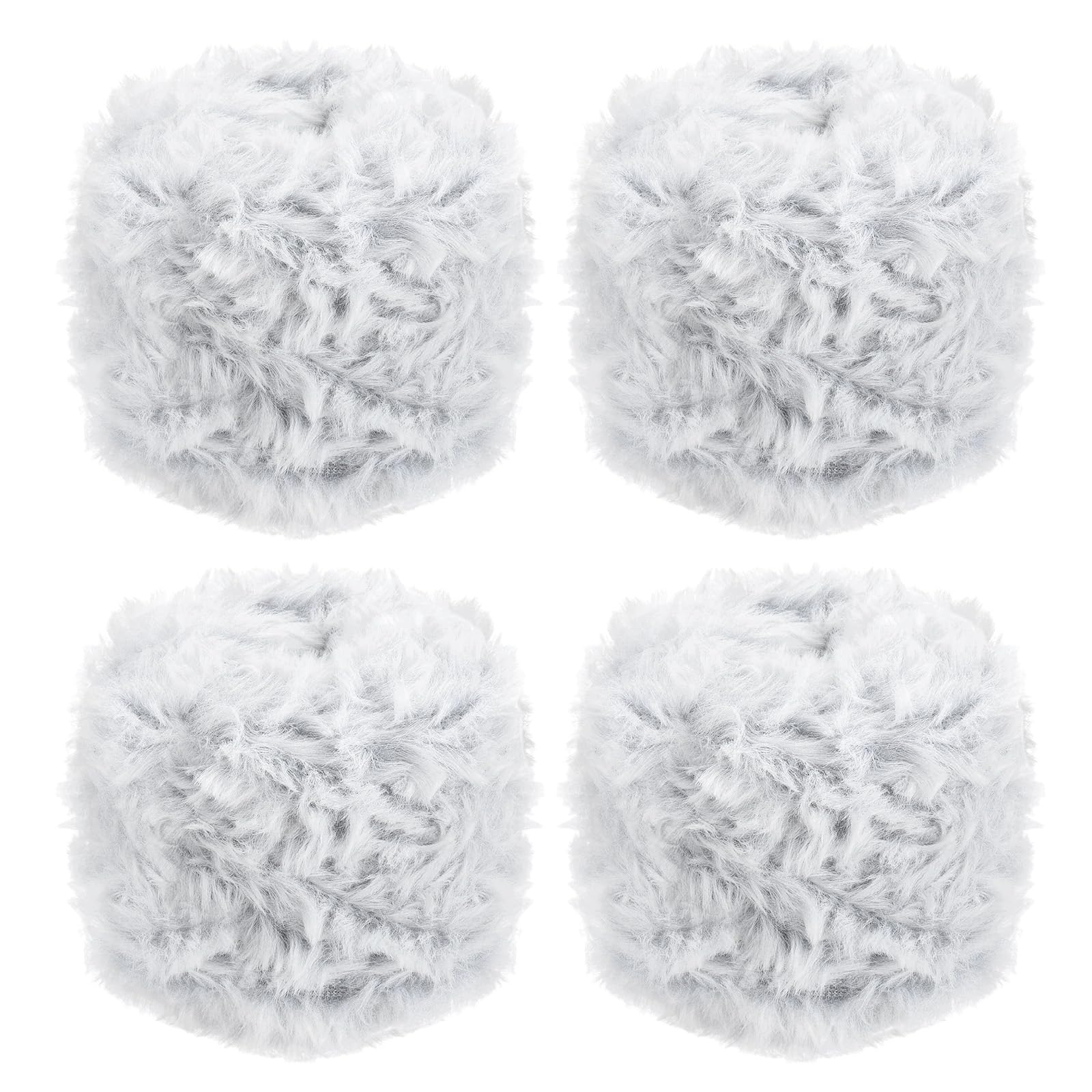 PATIKIL Fluffy Faux Fur 4 Soft Faux Fur Fabric for DIY and Gray and White Yarn, 64m, Approx. 100g, Balls, Crocheting, Knitting, Rope, Blankets, Hats,
PATIKIL Fluffy Faux Fur 4 Soft Faux Fur Fabric for DIY and Gray and White Yarn, 64m, Approx. 100g, Balls, Crocheting, Knitting, Rope, Blankets, Hats,