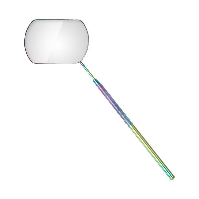 Large Rectangle Eyelash Inspection Mirror with Stainless Steel Handle радужный
Large Rectangle Eyelash Inspection Mirror with Stainless Steel Handle радужный