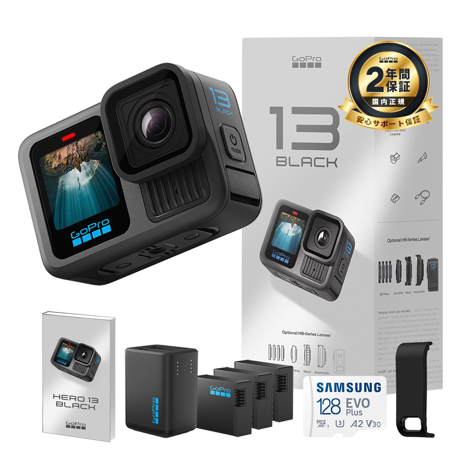 GoPro HERO13 Black Dual Charger 3 Enduros Certified SD Card Side Door with Charging Port 60fps Video 400fps 13x Slow Motion + + + + 5.3K 10-bit чорний
GoPro HERO13 Black Dual Charger 3 Enduros Certified SD Card Side Door with Charging Port 60fps Video 400fps 13x Slow Motion + + + + 5.3K 10-bit чорний