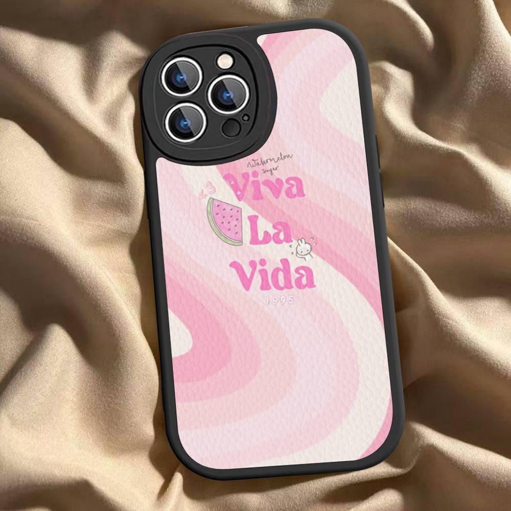 Koear Viva La Vida Twinkling Watermelon Phone Case For iPhone 16 15 14 13 12 11 Pro Max Plus Soft Leather Cover iphone 12
Koear Viva La Vida Twinkling Watermelon Phone Case For iPhone 16 15 14 13 12 11 Pro Max Plus Soft Leather Cover iphone 12