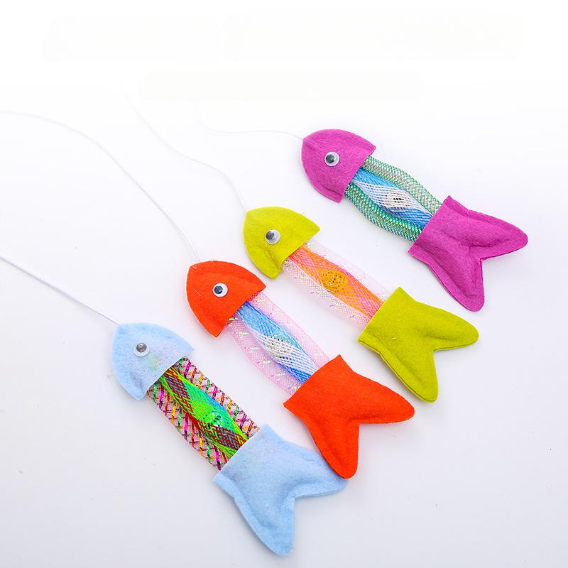New Funny Tassel Cat Stick Colored Fun Bells Fish Type Pet Interactive Playing Toy for Cats Teaser Kitten Fishing Rod Wand Toy
New Funny Tassel Cat Stick Colored Fun Bells Fish Type Pet Interactive Playing Toy for Cats Teaser Kitten Fishing Rod Wand Toy