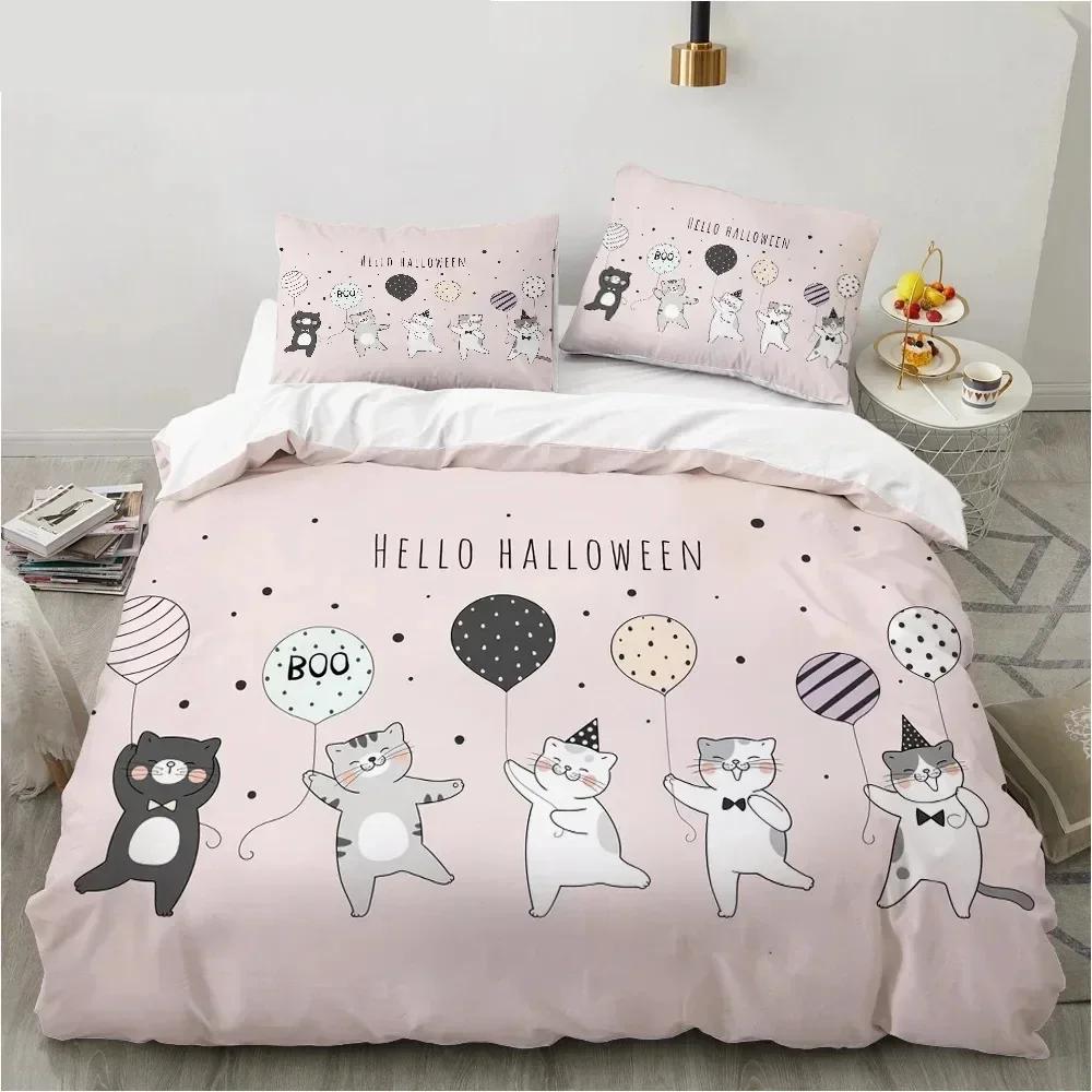 New 3D Print Carton Cat plus Fish Beding Set 3D Printed Suitable for Bedrom Soft Duvet Cover Set With Pilowcases Children Kids Home Textile 100*200cm Single
New 3D Print Carton Cat plus Fish Beding Set 3D Printed Suitable for Bedrom Soft Duvet Cover Set With Pilowcases Children Kids Home Textile 100*200cm Single