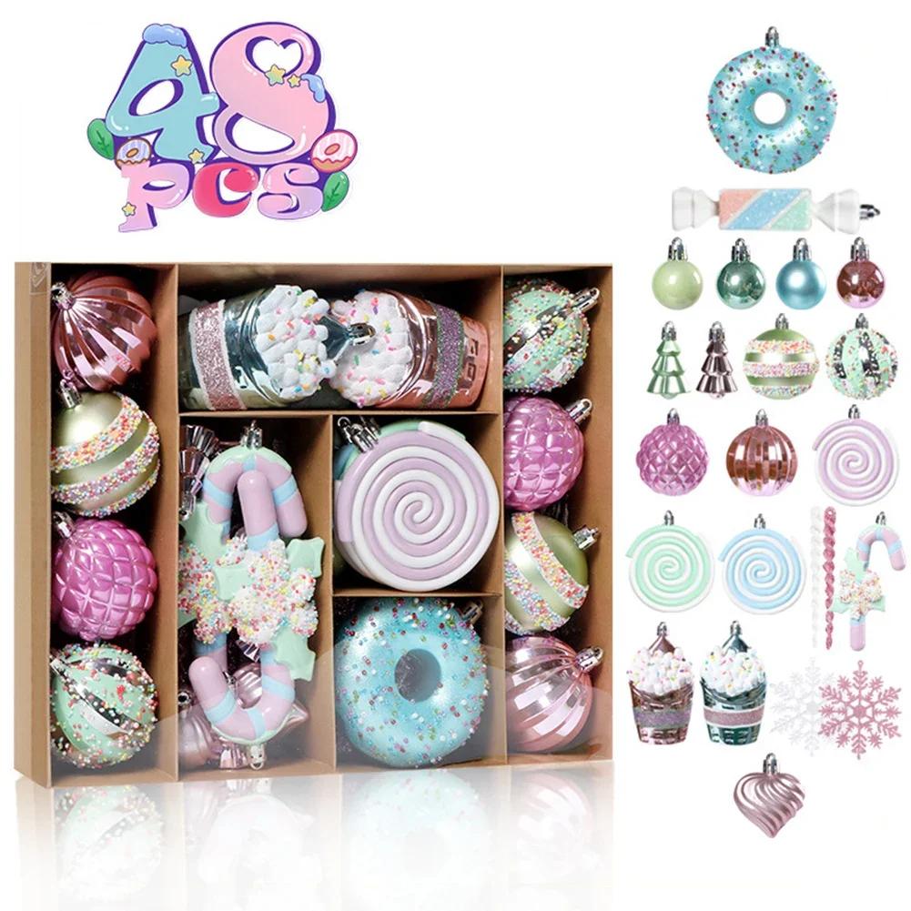 Christmas Macaron Ice Cream Donut Candy Shapes Ball Ornament Xmas Tree Hanging Pendant For Navidad 2025 New Year Christmas Decor
Christmas Macaron Ice Cream Donut Candy Shapes Ball Ornament Xmas Tree Hanging Pendant For Navidad 2025 New Year Christmas Decor