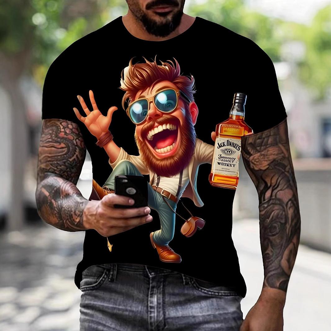 Літня футболка з принтом пива, зручна, великого розміру, чоловіча, модна, повсякденна, креативна, весела, з коротким рукавом L
Літня футболка з принтом пива, зручна, великого розміру, чоловіча, модна, повсякденна, креативна, весела, з коротким рукавом L