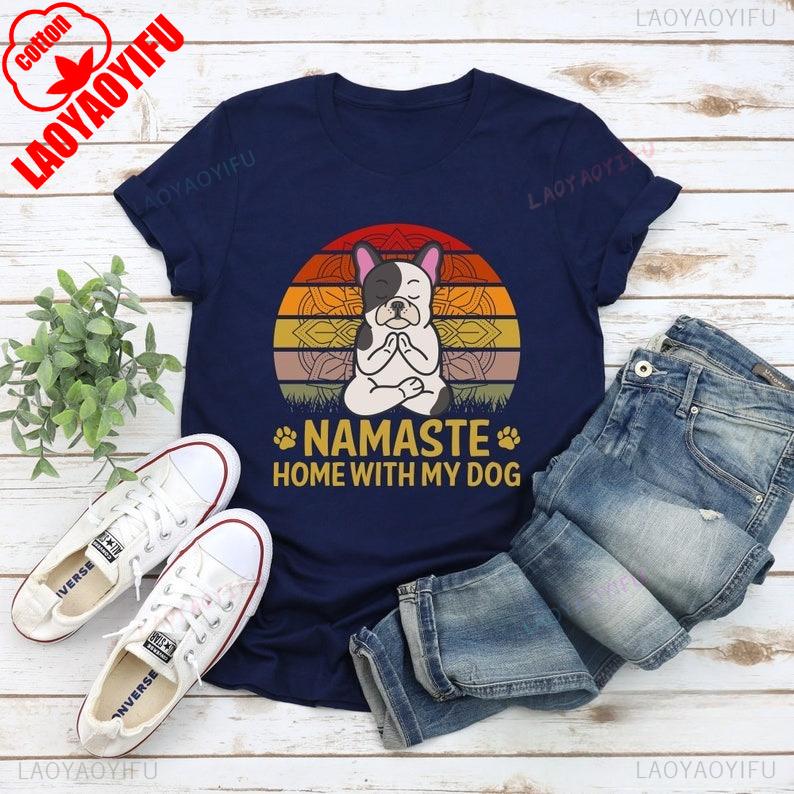 Cute Cartoons Dog Namaste Shirt Funny Yoga Gift Meditation Tshirt Pilates Tee Instructor Lover Printed Tshirt Tops Crewneck 4XL
Cute Cartoons Dog Namaste Shirt Funny Yoga Gift Meditation Tshirt Pilates Tee Instructor Lover Printed Tshirt Tops Crewneck 4XL