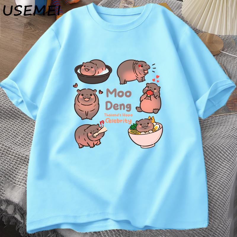 Moo Deng Bouncy Pig in Thailand Baby Hippo Khao Kheow Open Zoo TShirt Funny Moo Deng T Shirt Cotton Unisexs Short Sleeve Tshirt 4XL
Moo Deng Bouncy Pig in Thailand Baby Hippo Khao Kheow Open Zoo TShirt Funny Moo Deng T Shirt Cotton Unisexs Short Sleeve Tshirt 4XL