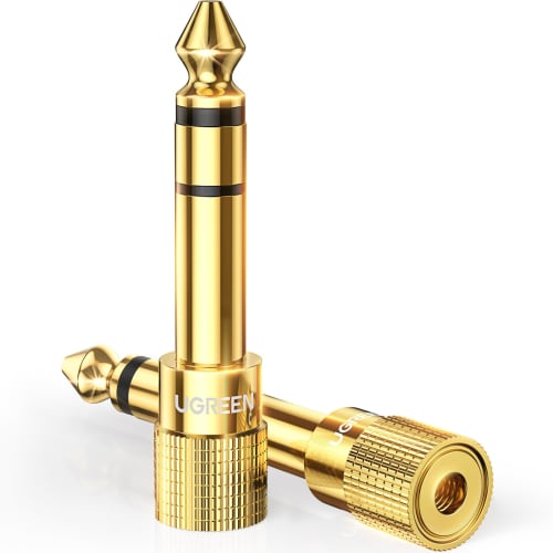 UGREEN 3.5mm to 6.35mm Conversion Adapter Audio Cable Stereo Mini Plug (Female) Stereo Standard Plug (Male) 24K Gold Plated Connector 3.5mm to 6.35mm
UGREEN 3.5mm to 6.35mm Conversion Adapter Audio Cable Stereo Mini Plug (Female) Stereo Standard Plug (Male) 24K Gold Plated Connector 3.5mm to 6.35mm
