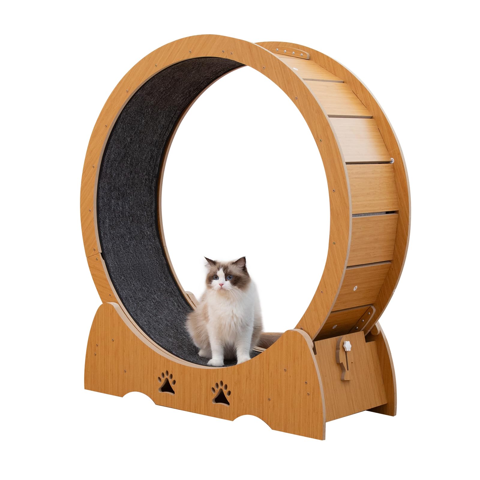 PETTOM Деревянное колесо для кошек для деревянной бегающей кошки для домашних кошек, беговая дорожка, колесо, для помещений, кошачья дорожка, вращающееся, колесо,
PETTOM Деревянное колесо для кошек для деревянной бегающей кошки для домашних кошек, беговая дорожка, колесо, для помещений, кошачья дорожка, вращающееся, колесо,