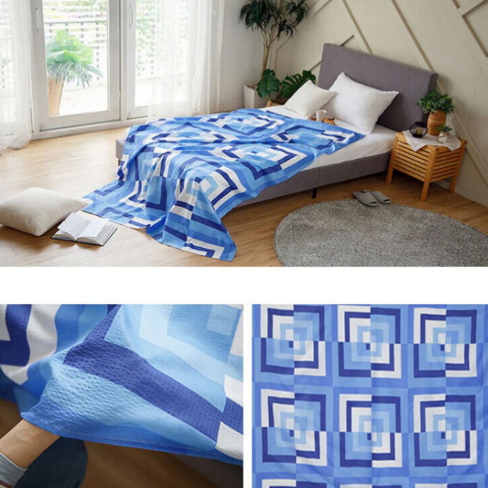 Ripple Embo Single-Layer Quilt - Blue Multiply
Ripple Embo Single-Layer Quilt - Blue Multiply