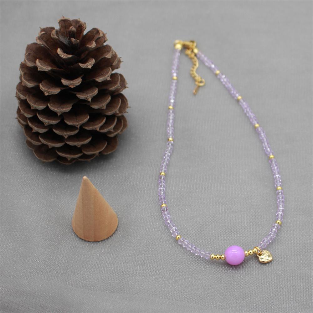 Natural Stone Crystal Choker Beads Necklace LOVE Pendant Women Agates Fluorite Lapis Bullet Clavicle Chain Jewelry Gift
Natural Stone Crystal Choker Beads Necklace LOVE Pendant Women Agates Fluorite Lapis Bullet Clavicle Chain Jewelry Gift