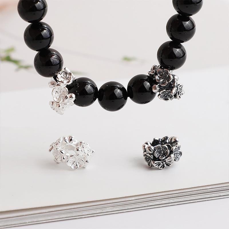 S925 Sterling Silver Thai Butterfly & Flower Spacer Beads for DIY Beaded Bracelets & Necklaces. Black Thai Silver
S925 Sterling Silver Thai Butterfly & Flower Spacer Beads for DIY Beaded Bracelets & Necklaces. Black Thai Silver