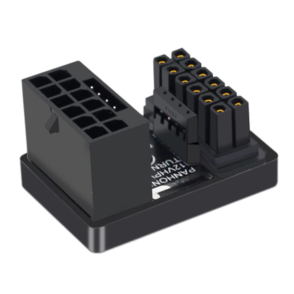 Cablecc 12VHPWR 16Pin Male to Female Power Modular Adapter Down Angle 360 Degree for 4080 5090TI Graphics Card 12+4P PCI-E 5.0 ATX3.0
Cablecc 12VHPWR 16Pin Male to Female Power Modular Adapter Down Angle 360 Degree for 4080 5090TI Graphics Card 12+4P PCI-E 5.0 ATX3.0