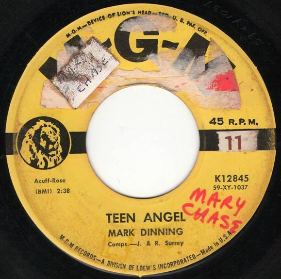 7-дюймовая пластинка MARK DINNING - Teen Angel / Bye Now Baby K12845 MGM Records 1959 США Поп Б/У
7-дюймовая пластинка MARK DINNING - Teen Angel / Bye Now Baby K12845 MGM Records 1959 США Поп Б/У