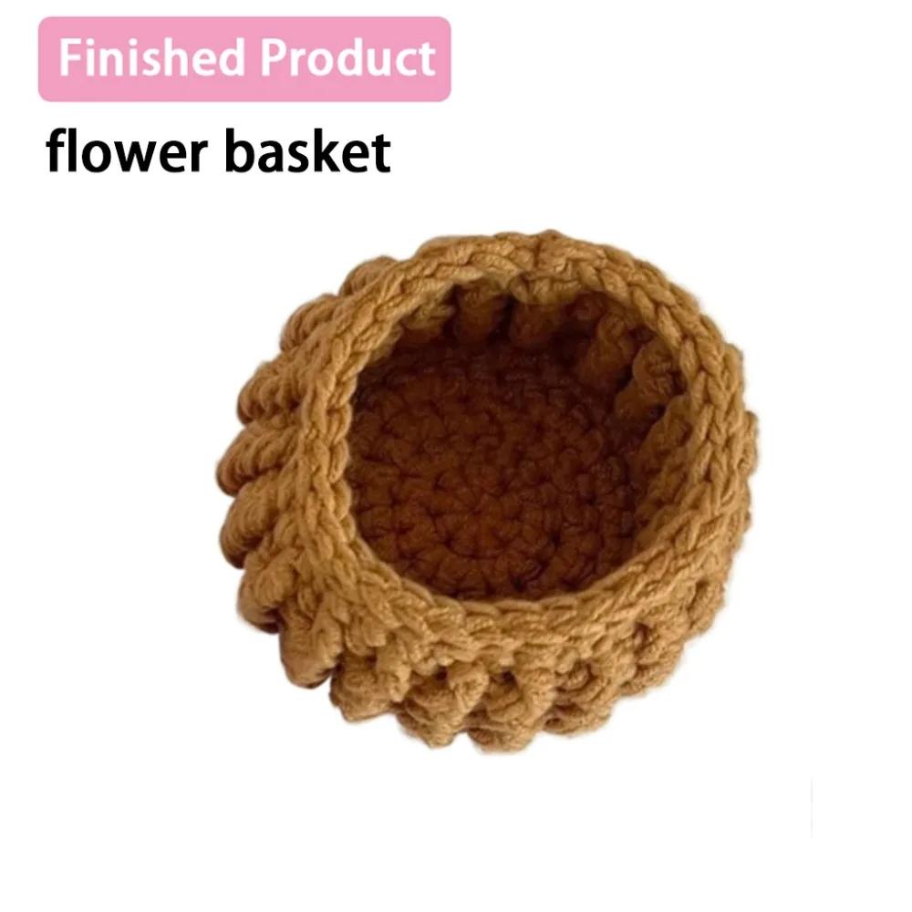 Creative DIY Rose Bouquet Coaster Hand Knitted Mini Flower Coasters Crochet Flower Pot Home Decor
Creative DIY Rose Bouquet Coaster Hand Knitted Mini Flower Coasters Crochet Flower Pot Home Decor