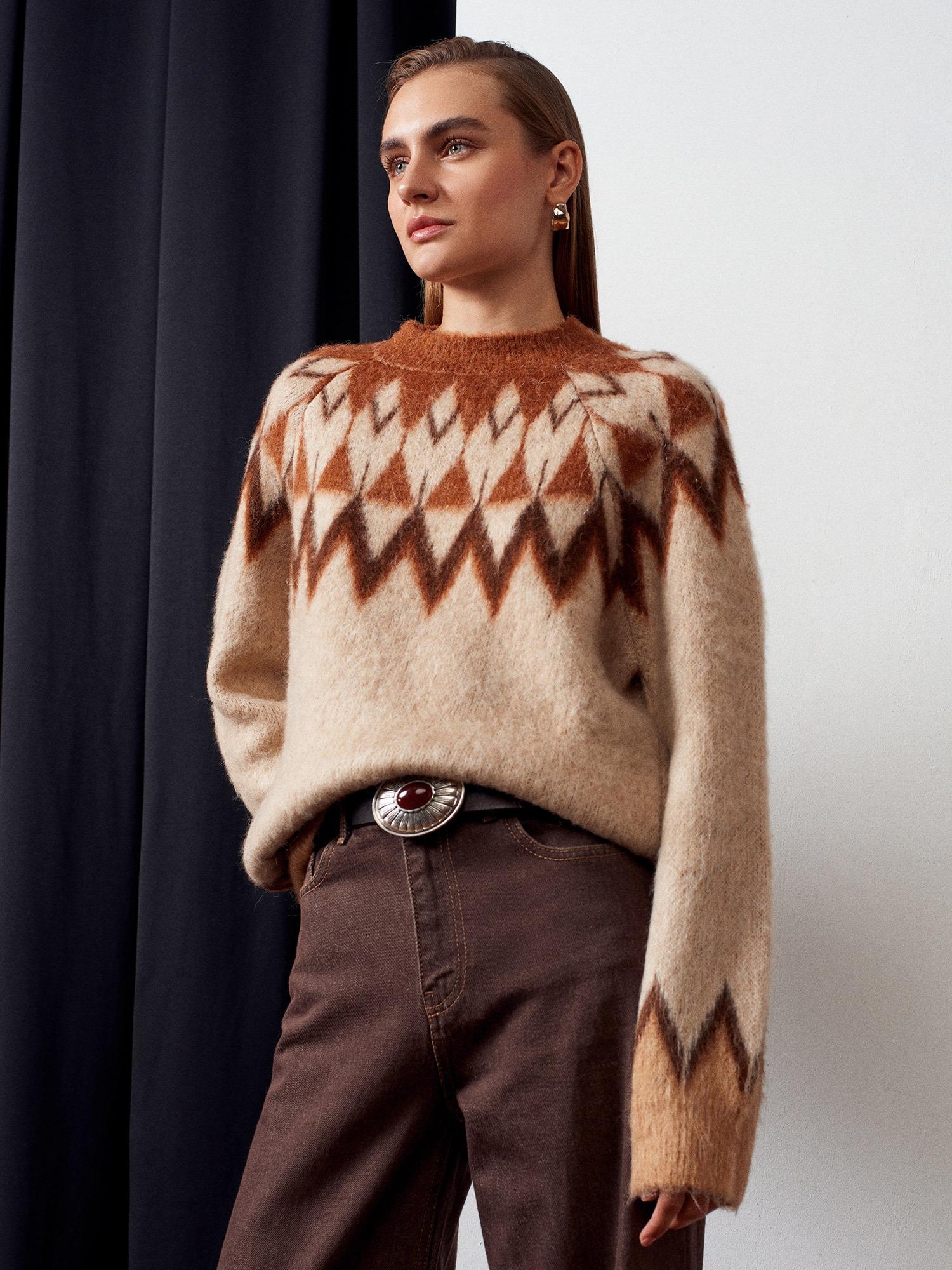 Светр Dilvin 10822 бежево-коричневий 1
Светр Dilvin 10822 бежево-коричневий 1