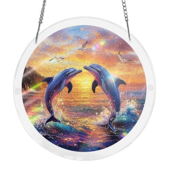 Acrylic Puzzle Sun Catcher with Colorful Light Projection, DIY Window Hanging Decor for Garden Patio Living Room, UV Printed Puzzle for Home Office L
Acrylic Puzzle Sun Catcher with Colorful Light Projection, DIY Window Hanging Decor for Garden Patio Living Room, UV Printed Puzzle for Home Office L