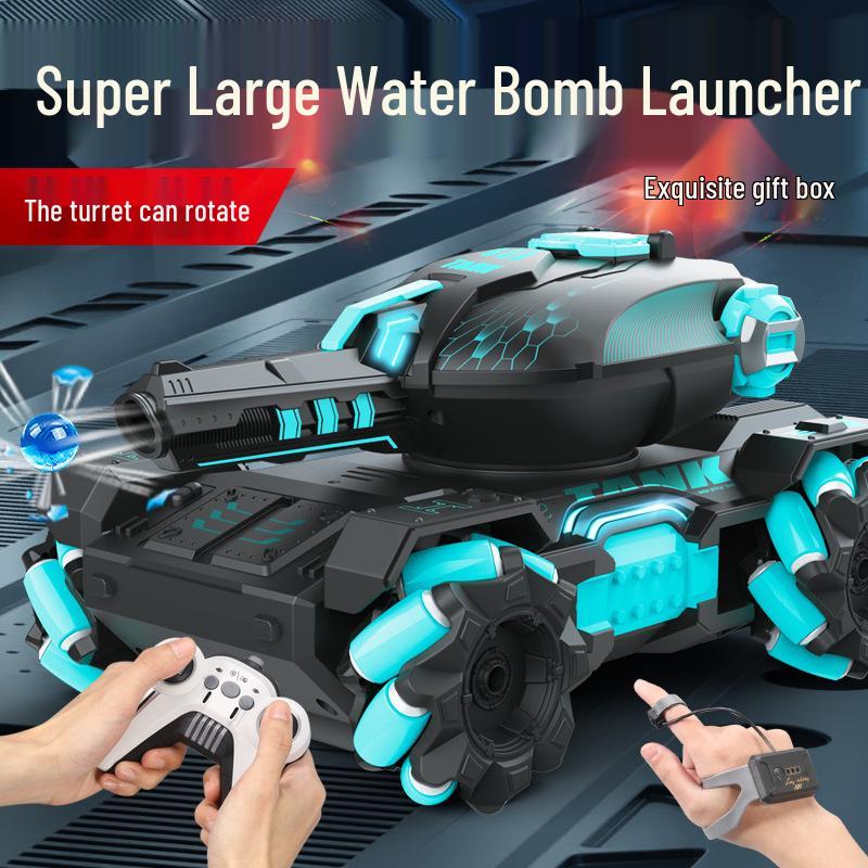 Gesture-Controlled Off-Road Battle Mech Tank: Four-Wheel Drive Toy Car with Water Bomb Launching Capability.
Gesture-Controlled Off-Road Battle Mech Tank: Four-Wheel Drive Toy Car with Water Bomb Launching Capability.