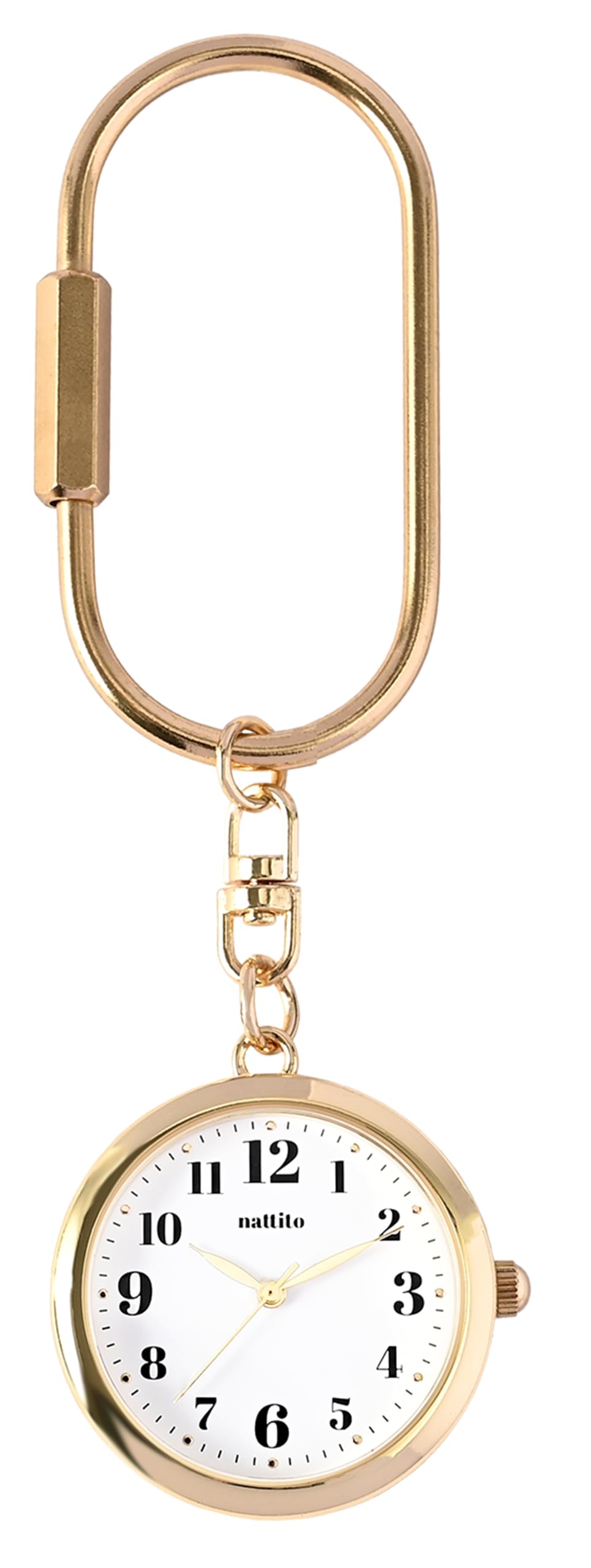 Fieldwork Women s Analog Pocket Watch with Carabiner, Kurukara Design, Stylish and Cute, White, ST309-1 WH
Fieldwork Women s Analog Pocket Watch with Carabiner, Kurukara Design, Stylish and Cute, White, ST309-1 WH