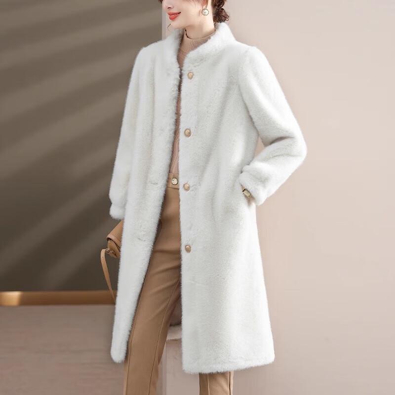 Women s Mid-Length Faux Mink Velvet Coat 3XL
Women s Mid-Length Faux Mink Velvet Coat 3XL