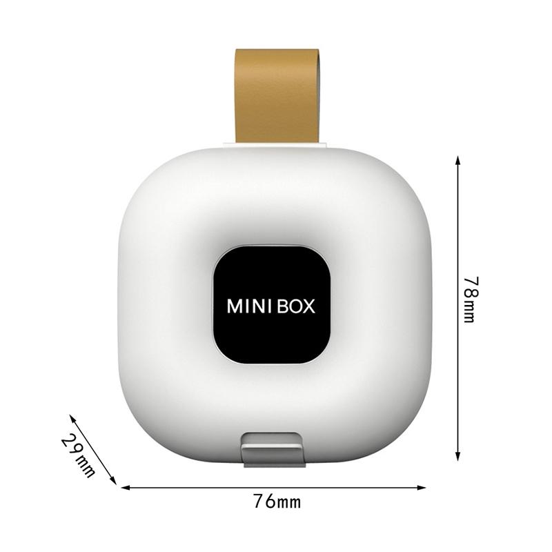 Modern Mini Portable With Hanging Rope Anti Lost Mini Compartment Flip Sealed Storage Box Large Capacity Medicine Storage Box
Modern Mini Portable With Hanging Rope Anti Lost Mini Compartment Flip Sealed Storage Box Large Capacity Medicine Storage Box