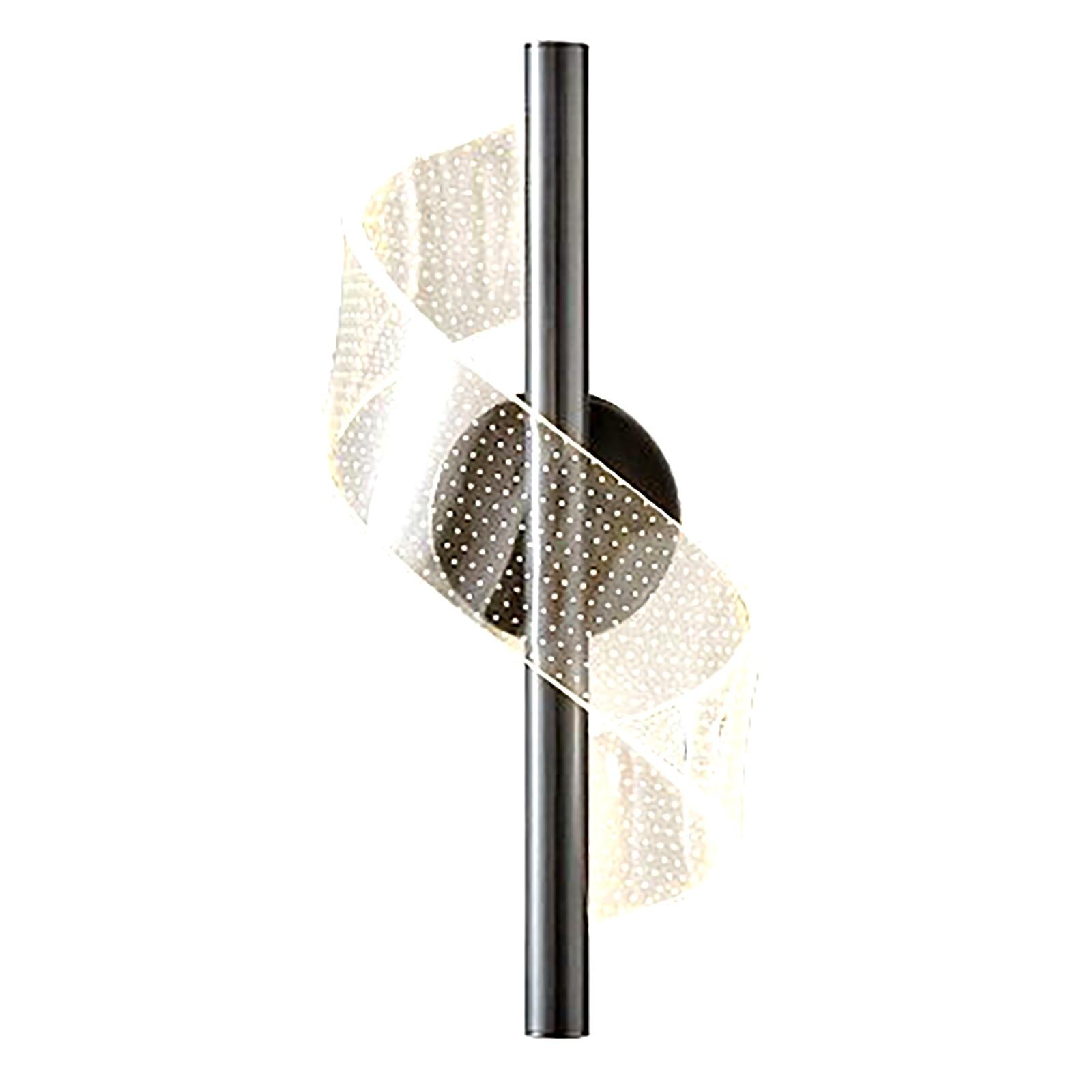 Светодиодный настенный светильник, современная и модная гостиная, спальня, прикроватная лампа, лампа для лестницы и прохода One Size чёрный