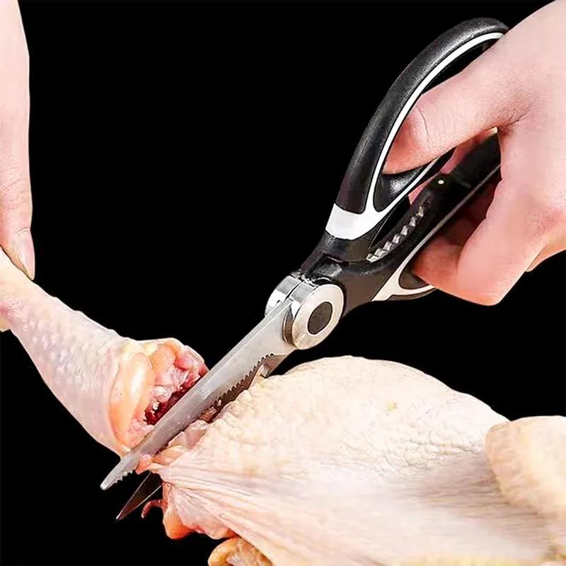 Multifunctional Stainless Steel Kitchen Tool, Durable and Sturdy, Usedfor Cutting Vegetables, Chicken Bones, Fish Bones 1pc чорний
Multifunctional Stainless Steel Kitchen Tool, Durable and Sturdy, Usedfor Cutting Vegetables, Chicken Bones, Fish Bones 1pc чорний