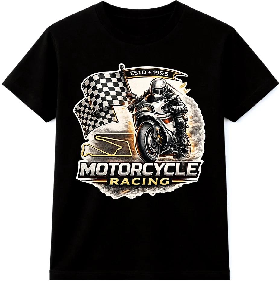 Motorcycle Racing T Shirt Sportbike Rider Graphic Tee Checkered Flag Biker Shirt 4XL
Motorcycle Racing T Shirt Sportbike Rider Graphic Tee Checkered Flag Biker Shirt 4XL