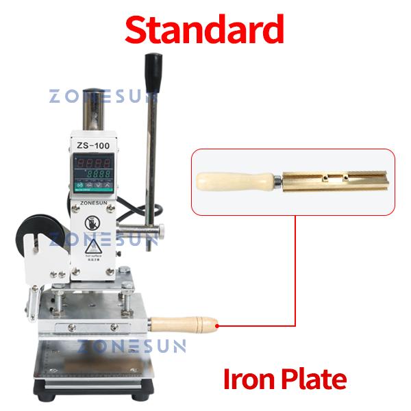 ZONESUN ZS-100 10x13cm Hot Foil Stamping Machine 110V Iron Plate Machine
ZONESUN ZS-100 10x13cm Hot Foil Stamping Machine 110V Iron Plate Machine