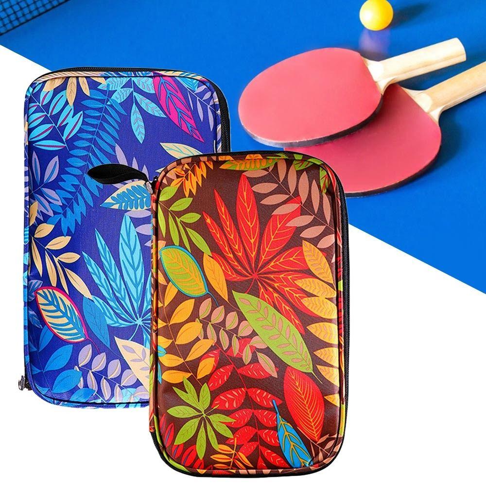 Rectangle Protective Cover Ping Pong Paddles Case Table Tennis Rackets Bag With Belt Leaves Pattern
Rectangle Protective Cover Ping Pong Paddles Case Table Tennis Rackets Bag With Belt Leaves Pattern