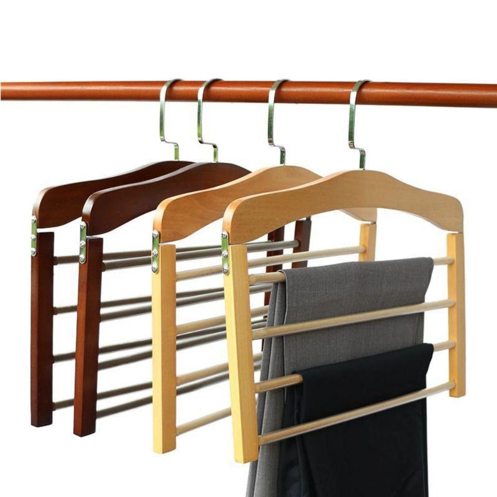 Traceless Multi-layer Flat Hook Wooden Pants Rack Multi Functional Pants Hanging Hotel коричневый
Traceless Multi-layer Flat Hook Wooden Pants Rack Multi Functional Pants Hanging Hotel коричневый