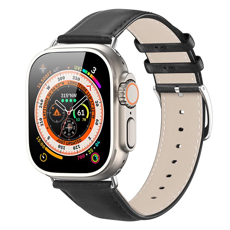 DUX DUCIS YS Series Strap for Apple Watch Series 10 42mm/9 8 7 41mm/SE (2023) SE (2022) SE 6 5 4 40mm/3 2 1 38mm Cowhide Leather Watch Band Grey
DUX DUCIS YS Series Strap for Apple Watch Series 10 42mm/9 8 7 41mm/SE (2023) SE (2022) SE 6 5 4 40mm/3 2 1 38mm Cowhide Leather Watch Band Grey