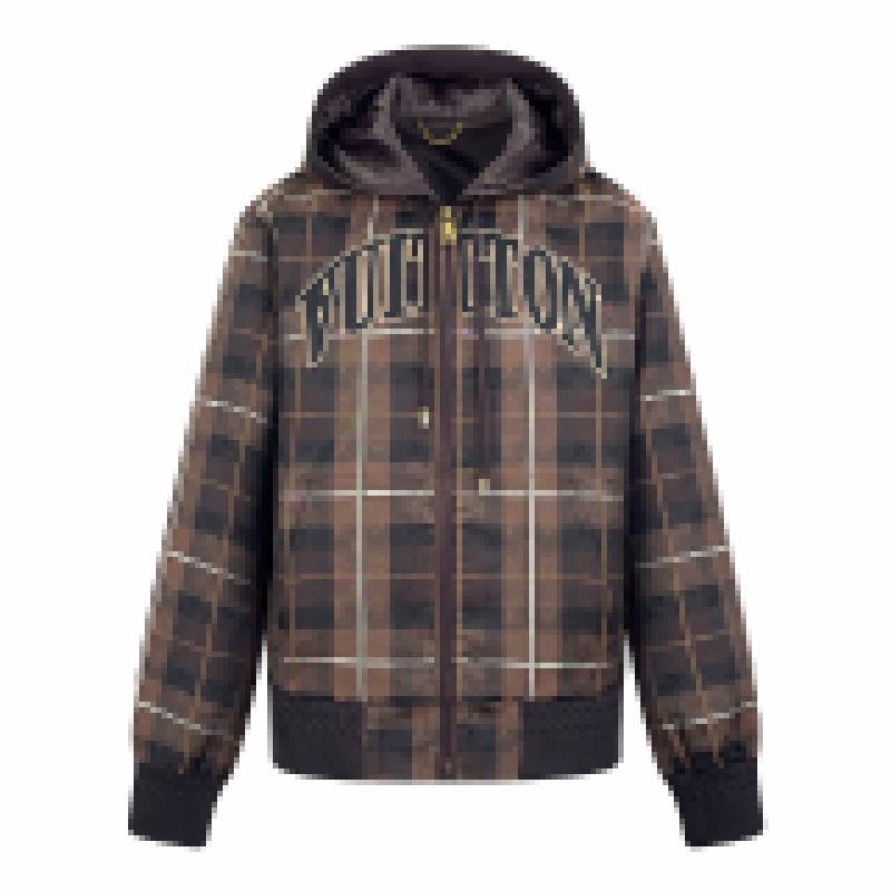 Unisex Luxury Dark Pattern Jacquard Hooded Jacket - Casual Full Print Letters Outerwear 48 темно-коричневого кольору
Unisex Luxury Dark Pattern Jacquard Hooded Jacket - Casual Full Print Letters Outerwear 48 темно-коричневого кольору