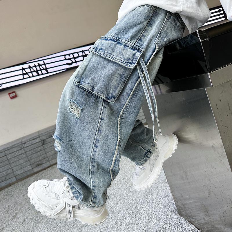 Повседневные джинсы для мальчиков весна-осень 2025 - Стильные рабочие брюки для детей 140 cm чёрный
Повседневные джинсы для мальчиков весна-осень 2025 - Стильные рабочие брюки для детей 140 cm чёрный