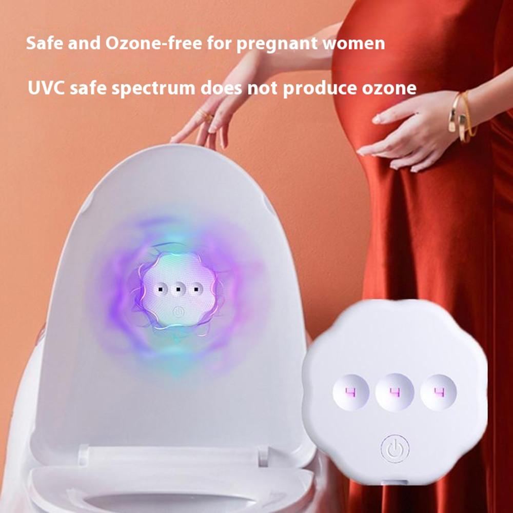 Smart Toilet Disinfection Lamp UV Sanitizer Home Bathroom Toilet Mini Automatic Sterilizer Type A
Smart Toilet Disinfection Lamp UV Sanitizer Home Bathroom Toilet Mini Automatic Sterilizer Type A