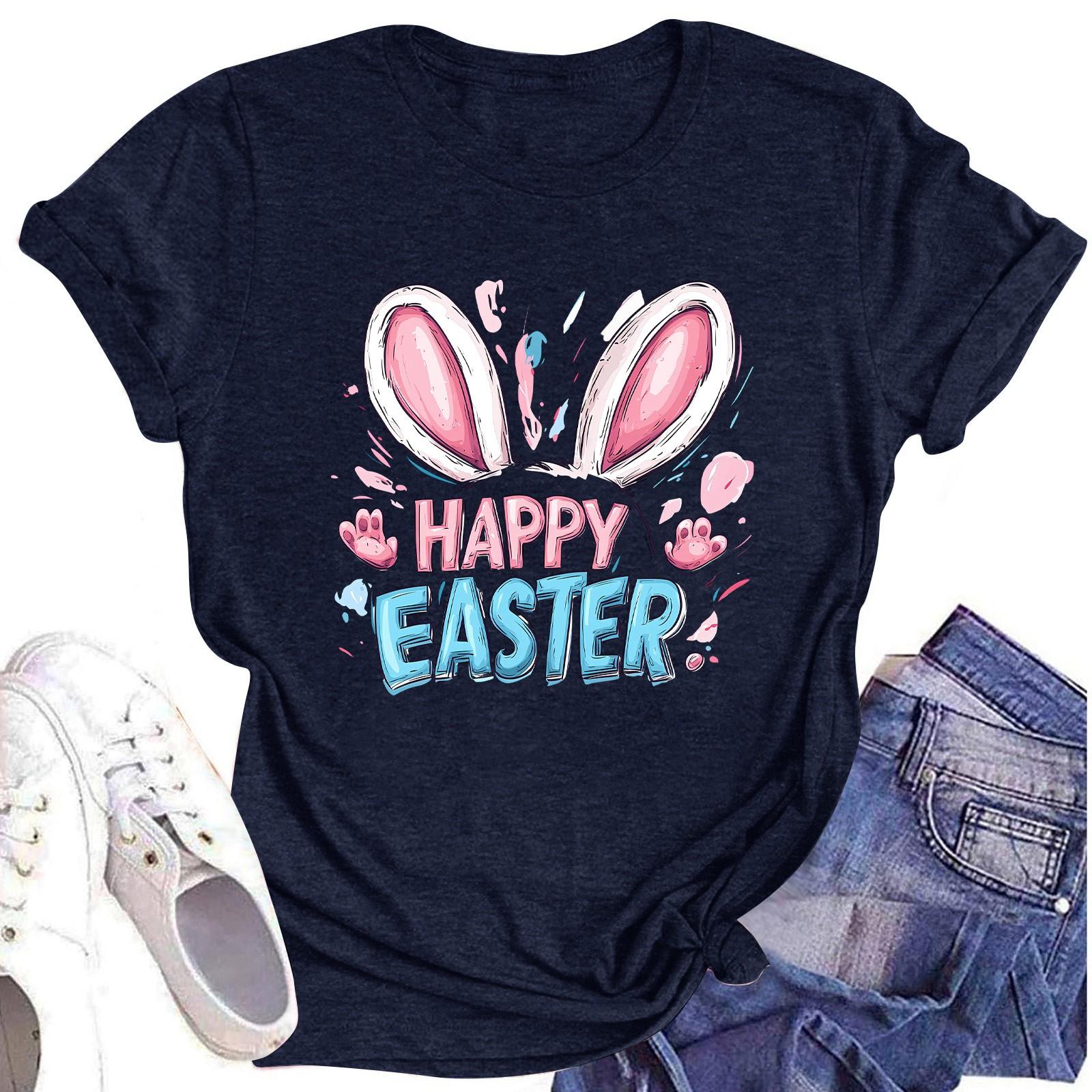 Женский топ с круглым вырезом, повседневный принт, футболка с короткими рукавами XXL тёмно-синий
Женский топ с круглым вырезом, повседневный принт, футболка с короткими рукавами XXL тёмно-синий