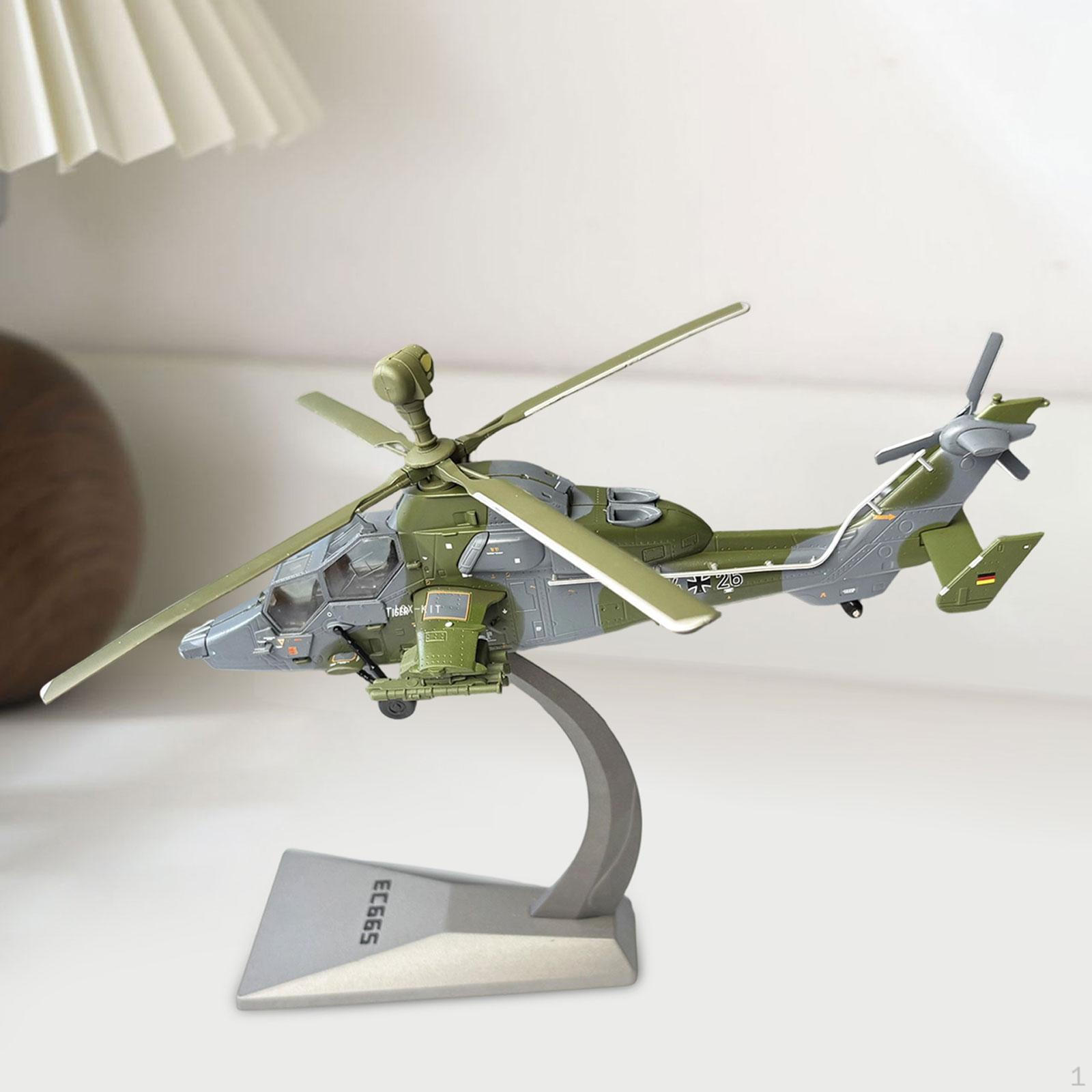 1/72 Scale EC665 Helicopter Model Desk Decoration Ornament with Stand Realistic Airplane Display
1/72 Scale EC665 Helicopter Model Desk Decoration Ornament with Stand Realistic Airplane Display