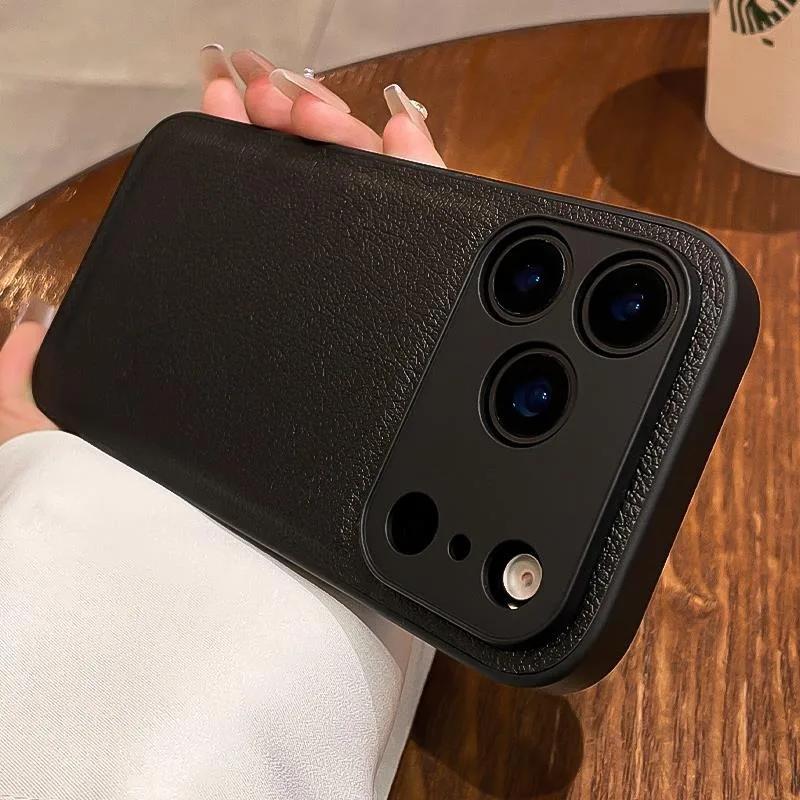Luxury Lychee Leather Shockproof Case For iPhone 17 16 15 14 13 12 11 Pro Max 16 Plus 17Pro Soft Full Back Cover for iPhone Air iPhone17 Pro чорний
Luxury Lychee Leather Shockproof Case For iPhone 17 16 15 14 13 12 11 Pro Max 16 Plus 17Pro Soft Full Back Cover for iPhone Air iPhone17 Pro чорний