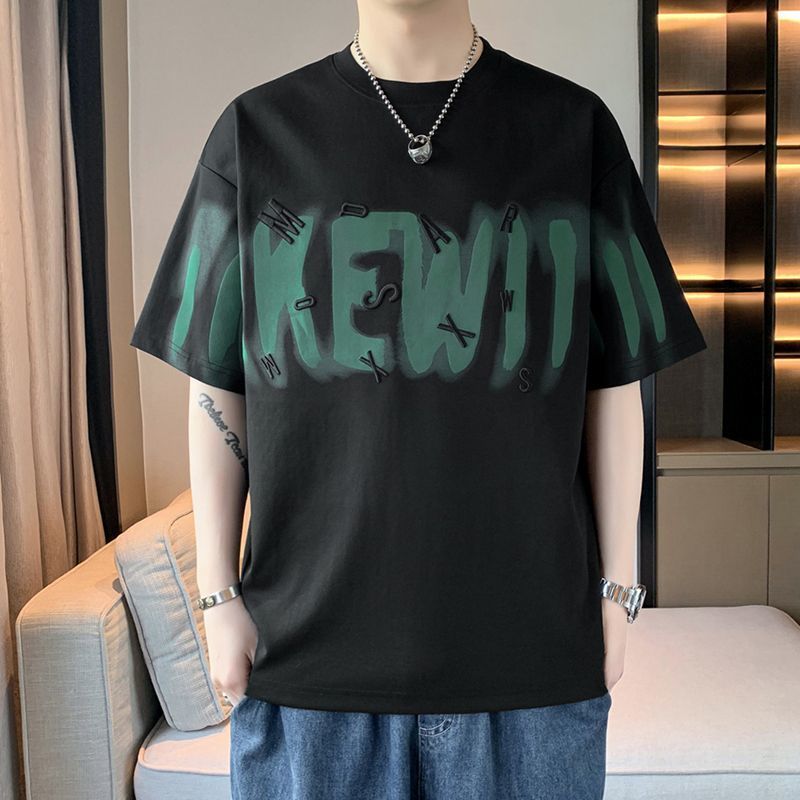 Модные пуловеры с вышивкой букв, мужская одежда, с коротким рукавом, свободные, летние, молодежный стиль, американские, с принтом, повседневные футболки XXXL чёрный
Модные пуловеры с вышивкой букв, мужская одежда, с коротким рукавом, свободные, летние, молодежный стиль, американские, с принтом, повседневные футболки XXXL чёрный