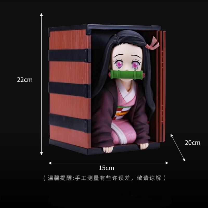 22cm Cartoon Demonslayer Popcorn Bucket Kamado-Nezuko Kneeling Doll Hand-Made Model Beautiful Girl Large Trend Ornaments Durable Toy Gif
22cm Cartoon Demonslayer Popcorn Bucket Kamado-Nezuko Kneeling Doll Hand-Made Model Beautiful Girl Large Trend Ornaments Durable Toy Gif