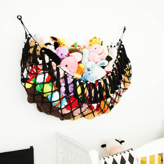 Plush Toy Wall Hanging Net with Tassels Extra Large Boho Handmade Cotton Rope Kids Stuffed Doll Plushies Hammock Organizer Nursery Bedroom Playroom
Plush Toy Wall Hanging Net with Tassels Extra Large Boho Handmade Cotton Rope Kids Stuffed Doll Plushies Hammock Organizer Nursery Bedroom Playroom