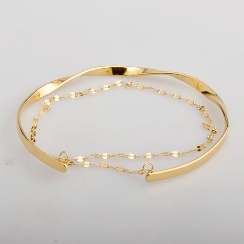 Hypoallergenic Titanium Steel Möbius Twist Open Bangle - Non-fading, Fish Lips Design. золотой
Hypoallergenic Titanium Steel Möbius Twist Open Bangle - Non-fading, Fish Lips Design. золотой