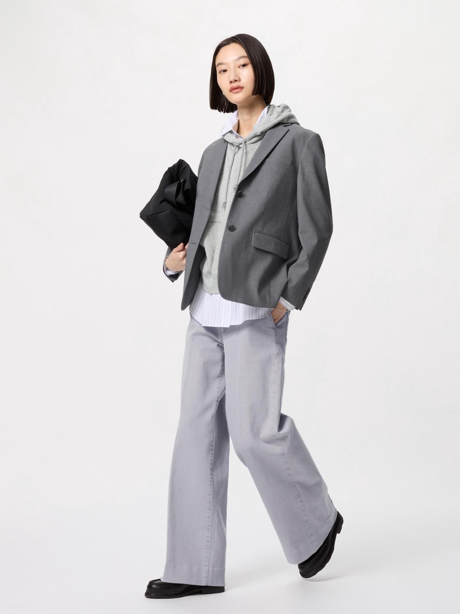 Uniqlo Японські широкі штани Довгі джинси 04 GRAY/S
Uniqlo Японські широкі штани Довгі джинси 04 GRAY/S