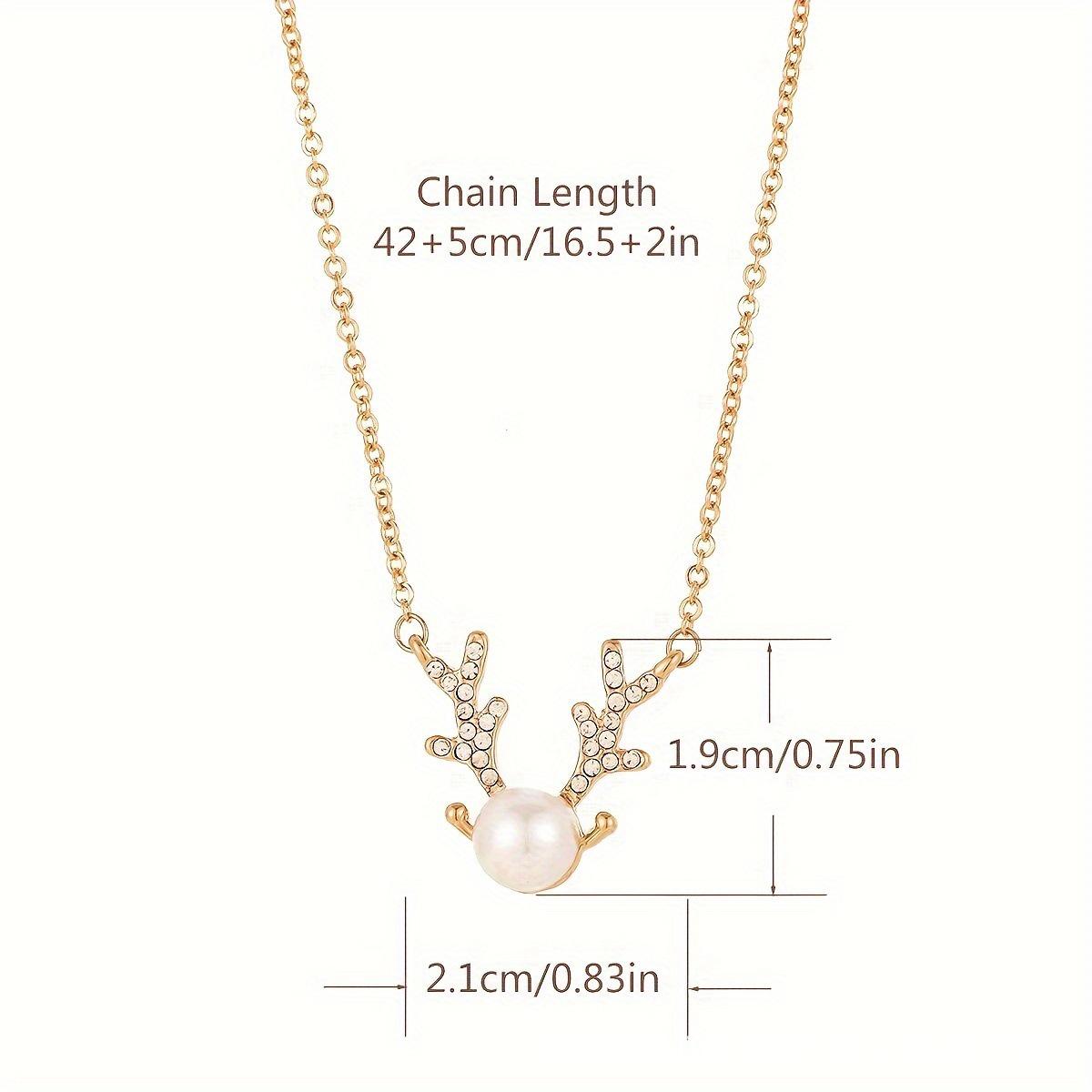 Elegant Deer Necklace with Pearl Pendant - Always With You Collection золотой
Elegant Deer Necklace with Pearl Pendant - Always With You Collection золотой