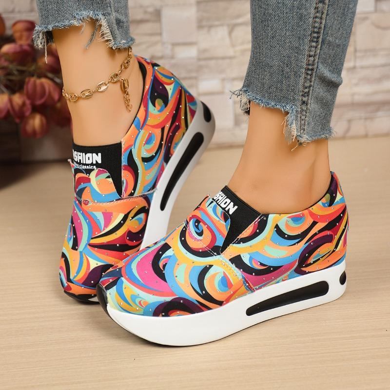 Spring and Autumn new color matching sports single shoes large size thick-soled muffin heel inner height-increasing single shoes women 42 червоний
Spring and Autumn new color matching sports single shoes large size thick-soled muffin heel inner height-increasing single shoes women 42 червоний