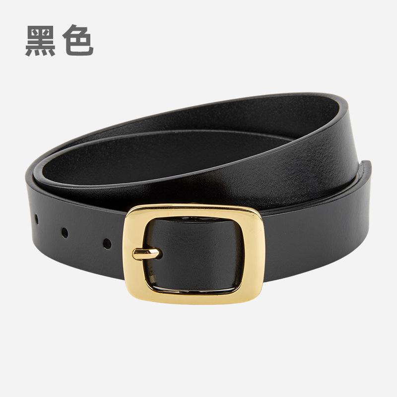 Женский черный ремень из кожи с пряжкой-булавкой, повседневный ремень с пряжкой, декоративный ремень для женщин 105cm
Женский черный ремень из кожи с пряжкой-булавкой, повседневный ремень с пряжкой, декоративный ремень для женщин 105cm