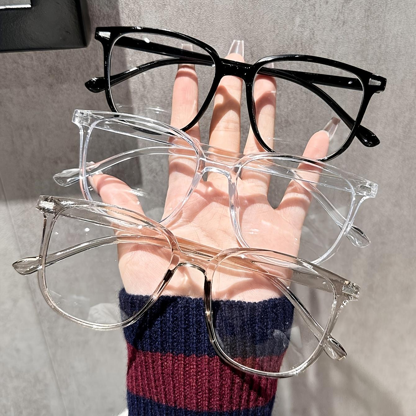 3 Pairs of Transparent Lenses, Fashionable and Simple Neutral Glasses Suitable for Daily Wear
3 Pairs of Transparent Lenses, Fashionable and Simple Neutral Glasses Suitable for Daily Wear
